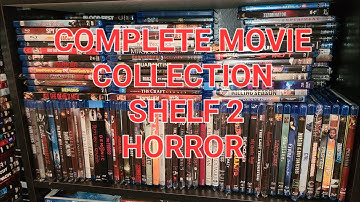 COMPLETE MOVIE COLLECTION SHELF 2 ! HORROR