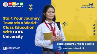 Scholarships | COER University | Admission 2023 - 24 Scholarships | COER University | Admission 2023 - 24
