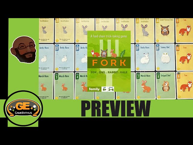 FORK Preview - A Trick-Taking Food Chain Game