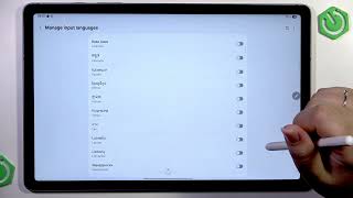 SAMSUNG Galaxy Tab S10 Lite 5G – How to Change Keyboard Language screenshot 2