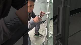 How do we install stainless steel handrails?