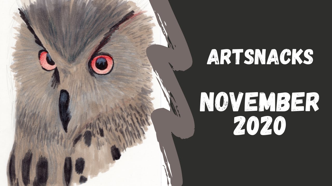 ARTSNACKS - November 2020 - Unboxing and Art