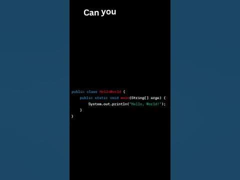 Guess The Programming Language - YouTube