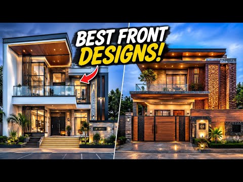 Top 50+ Modern House Front Elevation Designs 2026 | Front Exterior Ideas
