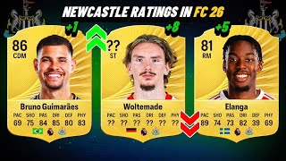 NEWCASTLE RATINGS IN EA FC 26🥶🔥 FT. WOLTEMADE, ELANGA, GUIMARAES
