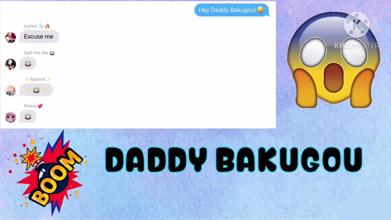 Bnha Text || Three Musketeer || Daddy Bakugou