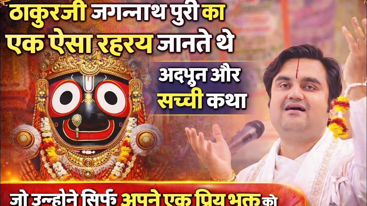 🌺💐ठाकुर जी जगन्नाथ पुरी का एक ऐसा रहस्य से जानते थे जो उन्होंने अपने सिर्फ प्रिय भक्त को बताया 🌹🌺💐