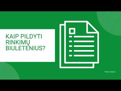 Video: Kaip Užpildyti Vieningo Valstybinio Egzamino Atsakymo Formą