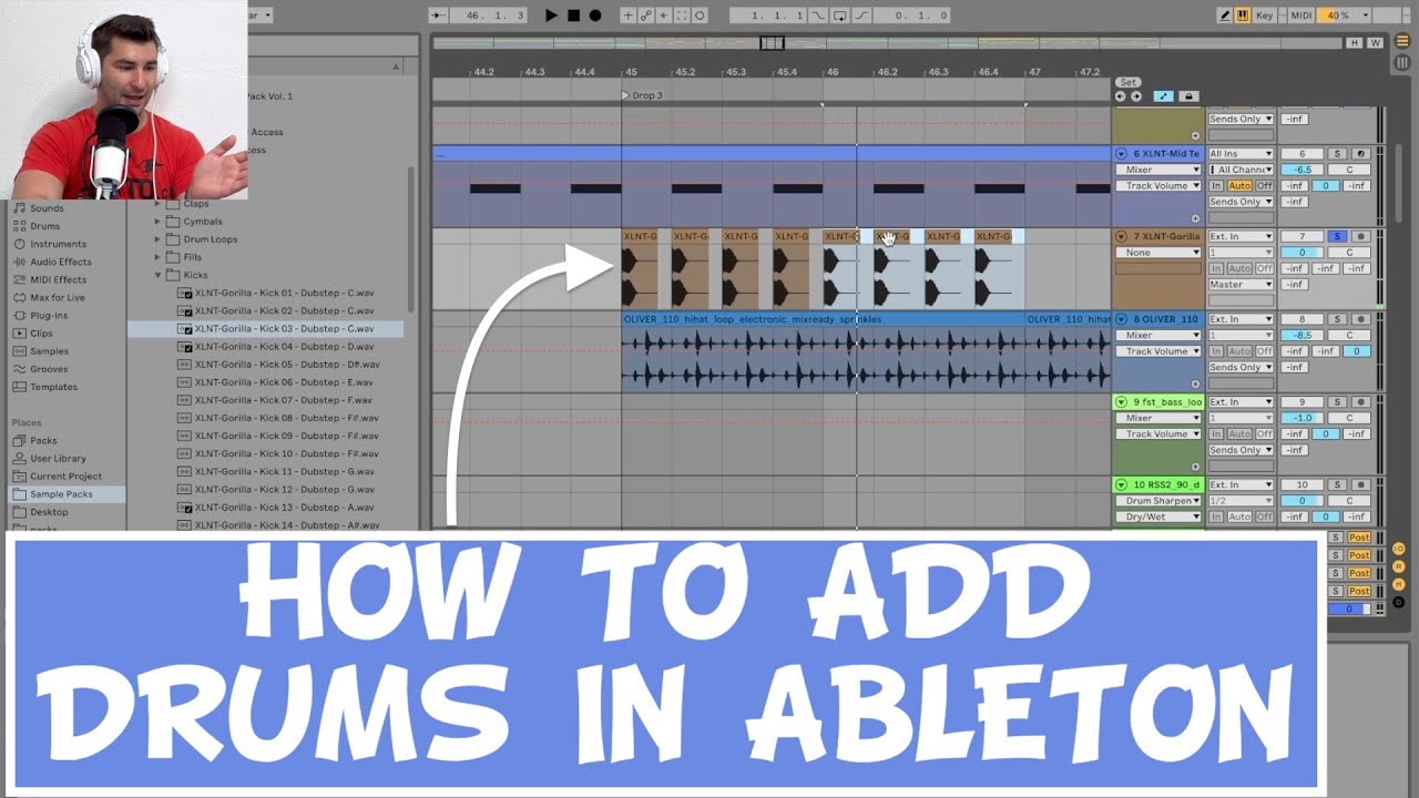 How to Add Drums in Ableton Tutorial YouTube