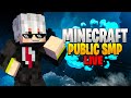 Minecraft Live 🔴 Public SMP | Java + Pe | FULL DAY | 24/7 server | #live #minecraft #shorts