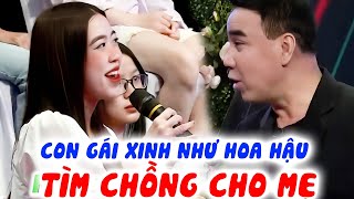 Con gái XINH NHƯ HOA HẬU đi tìm chồng cho mẹ khiến MC Quyền Linh thích thú ~ Hẹn Hò Quyền Linh