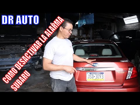 Video: ¿Cómo apagas la alarma en un Subaru?