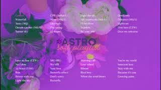 ASTRO 아스트로 Soft Playlist 2022 (up to Drive to the Starry Road)