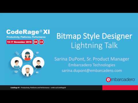 Bitmap Style Designer with Sarina DuPont - CodeRageXI