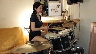 A 16th & 8th-note ride backbeat pattern 