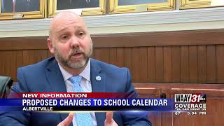 Proposed Changes To School Calender