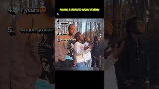 Top 5 Unexpected Singing Moments