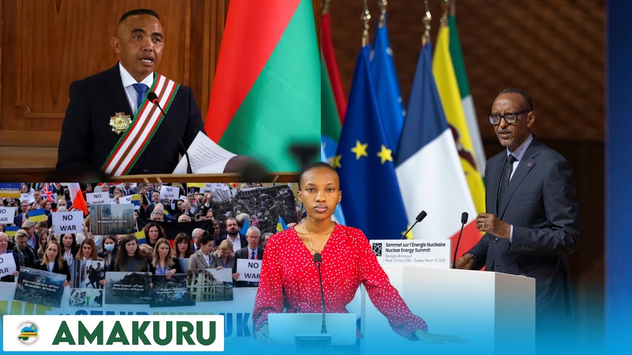 MADAGASCAR: PEREZIDA YIRUKANYE MINISITIRI W'INTEBE//INTAMBARA YA UKRAINE N'UBURUSIYA YATWAYE AKAYABO