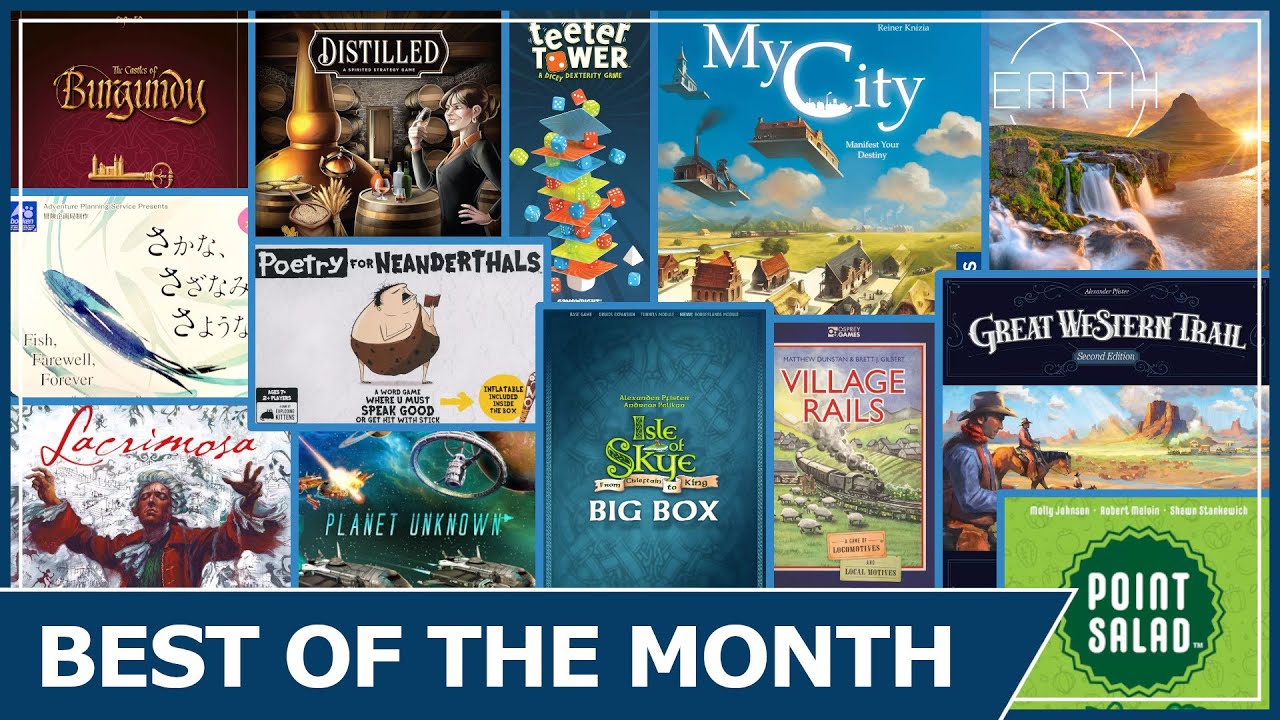 Best of the Month - Board Games Played In March 2023