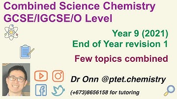 Combined Science CSC O Level 5129, IGCSE 0653 - Year 9 October 2021 revision 1