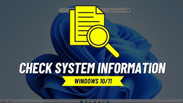 How to Get System information in Windows 11/ 10 With One Command