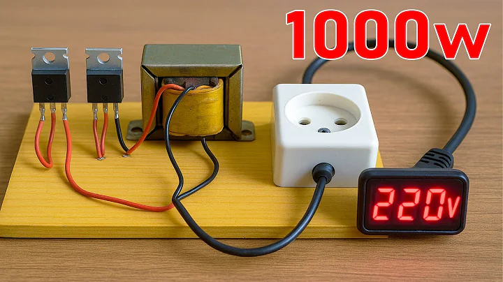 Simple Inverter 12V to 220V That Billions of People Don't Know! No IC , Simple Circuit