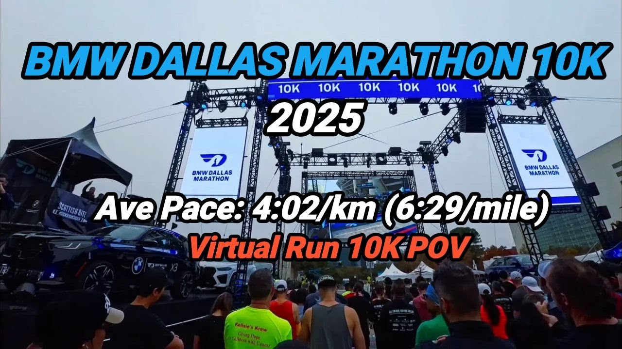 BMW Dallas Marathon 10K 2025 | 10K Course POV + Honest Review