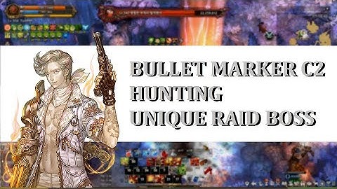 RANK 9｜Bullet Marker C2 Hunting Unique Raid Boss｜Tree of Savior