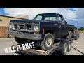 Will this 73 GMC run? Introducing the new square body project!