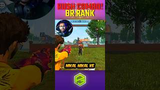 Secret Rusher Character Skill Combination For BR RANK in Garena Freefire🔥l #shorts #freefire
