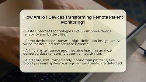 How Are IoT Devices Transforming Remote Patient Monitoring? - Talking Tech Trends