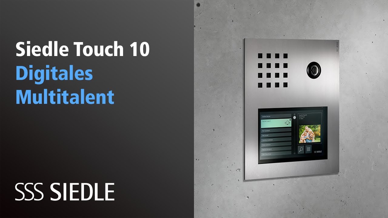 Siedle Touch 10 Digitales Multitalent YouTube siedle-touch-10-digitales-multitalent-youtube