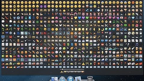 How to get/type emoji keyboard in any mac os x