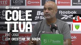 TV Coral - Coletiva pré-jogo com Cristian de Souza - Santa Cruz x Ypiranga - Série C 2026
