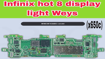 infinix hot 8 display light problem solution(x650c)@techmobile007