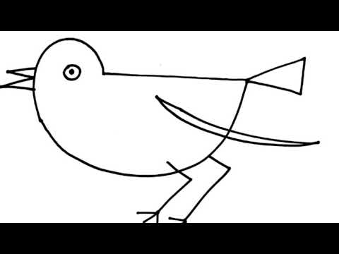 #Sparrow #drawin How To Draw Simple Sparrow Bird Drawing For Bigenner
