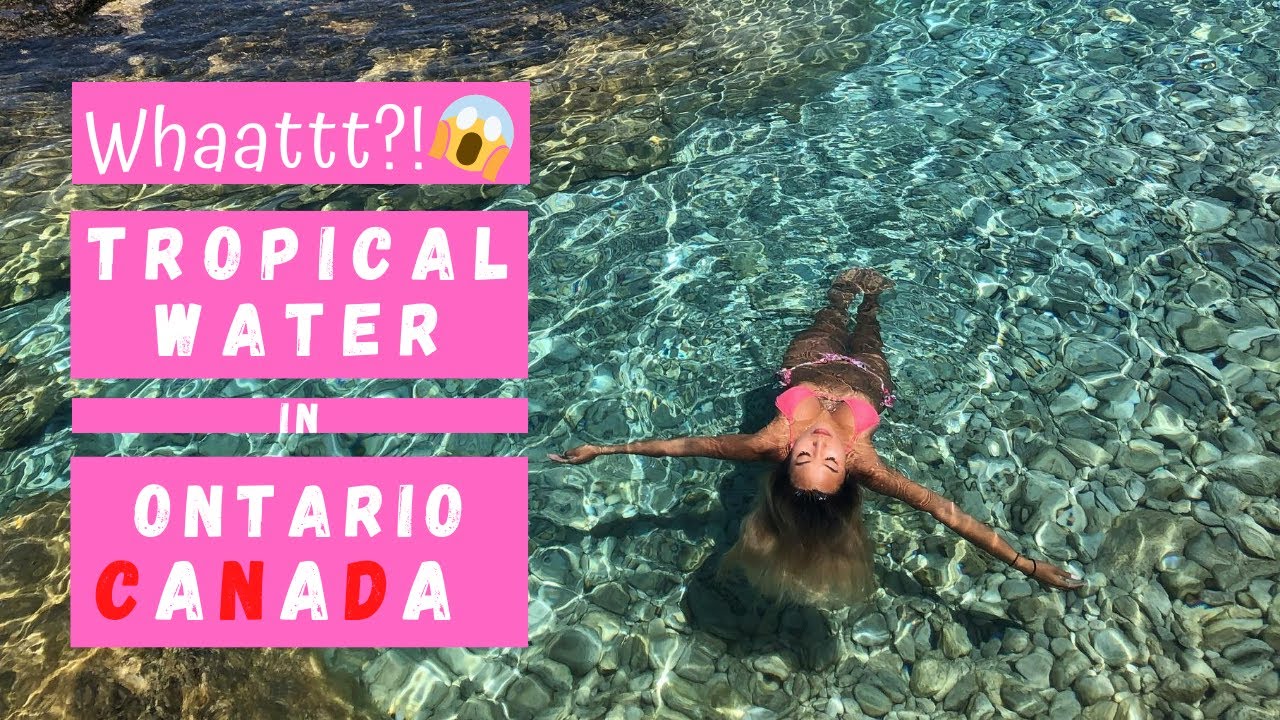 BEST Place to visit in Ontario – Tropical Blue Water, Camping, Boating & Cliff Jumping – Ep 2