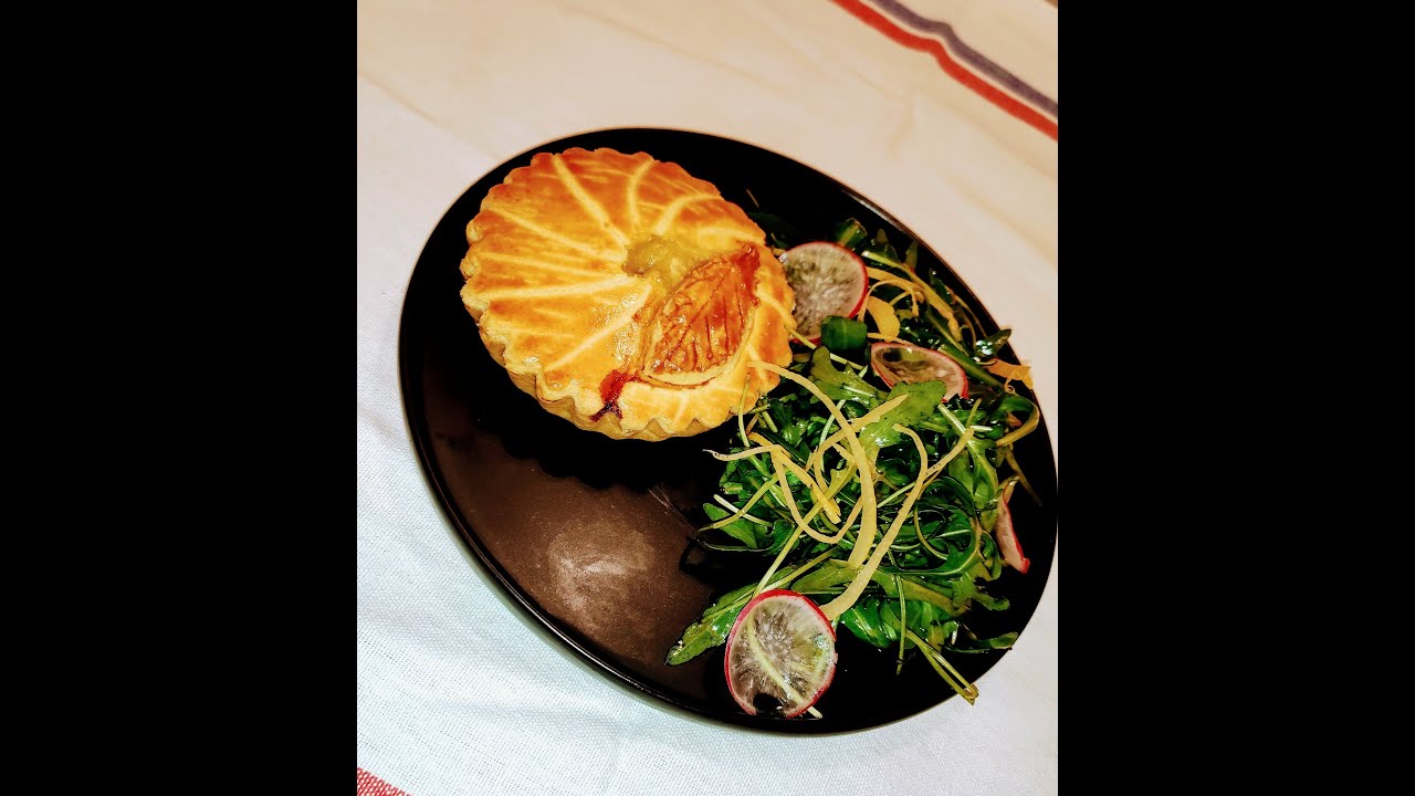 Tartelette poireaux et haddock fumé.