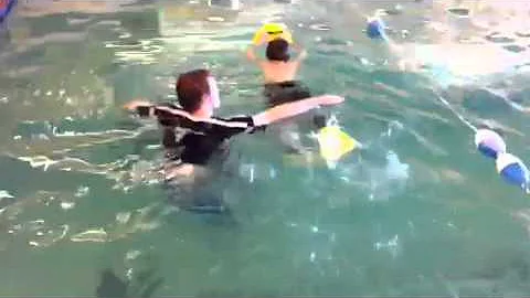 Seth at Swim lessons