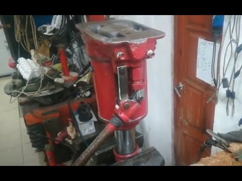 Переделка домкрата под пресс