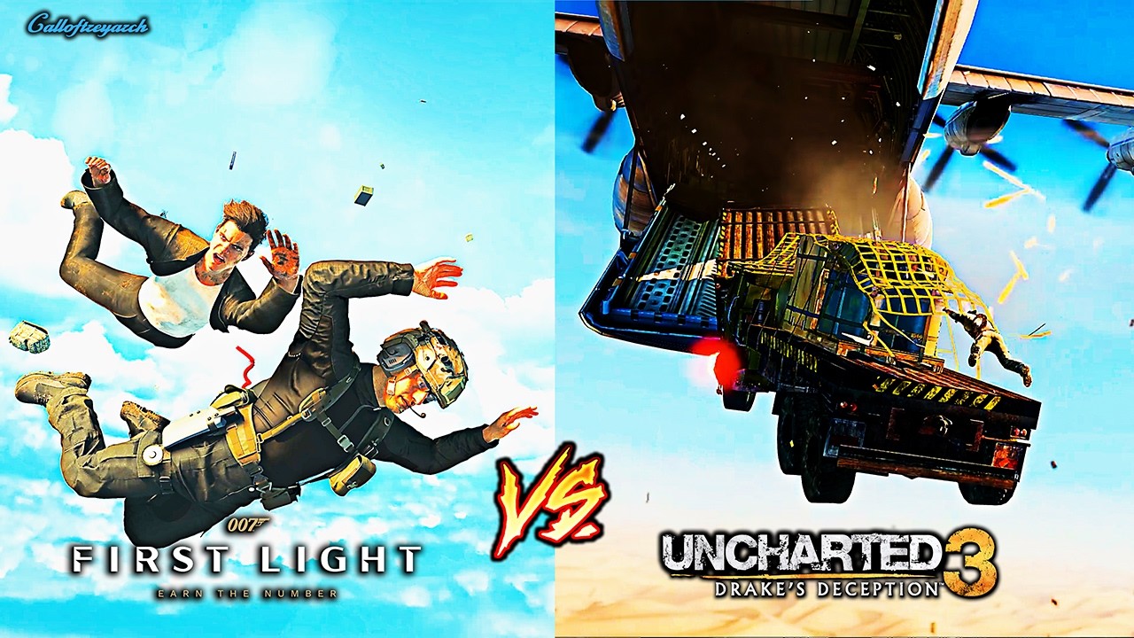 007 First Light COPIED Uncharted 3’s Plane Scene?