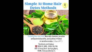 📍Simple At-Home Hair Detox Methods. Nhíp Bạc - Gray hair plucking