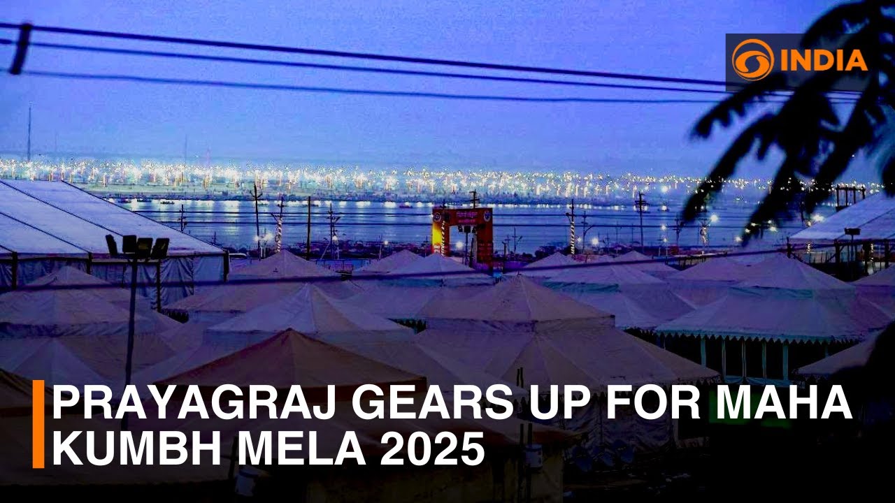 Prayagraj gears up for Maha Kumbh Mela 2025 - YouTube
