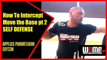 How To Intercept And Move the Base pt 2 Applied Panantukan Defcon