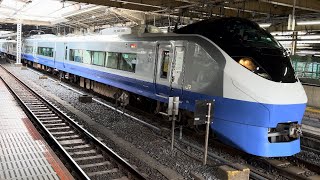 【青色のE657系】66M 上野東京ライン E657系K1編成(ブルーオーシャン塗装) 特急 ときわ66号 品川行 上野駅9番線 発車 0714-02