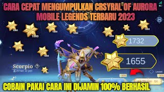 Mudah Banget! Cara Cepat Mengumpulkan Crystal Of Aurora Mobile Legends Terbaru 2023