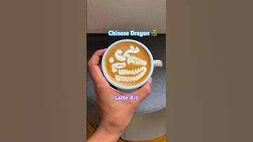 Advanced Latte Art: Chinese Dragon 🐉 “