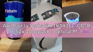 Avis sur la Verbatim (43411) : CD-R 52x 100-pack : Optical Media