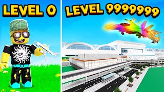 LOGGY UPGRADING AIRPORT TO MAX LEVEL 9999