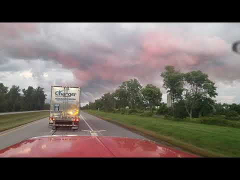 Peterbilt 379 - Into a Beautiful Sunset। Highway 401 Eastbound to Montreal।